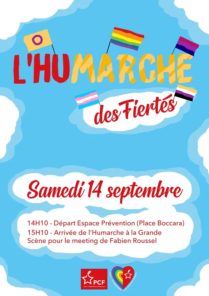 affiche de l'Humarche des fiertés
